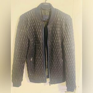 Zara men quilted bomber jacket
